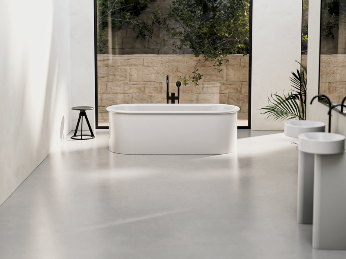 Bette salle de bain minimalist contemporaine