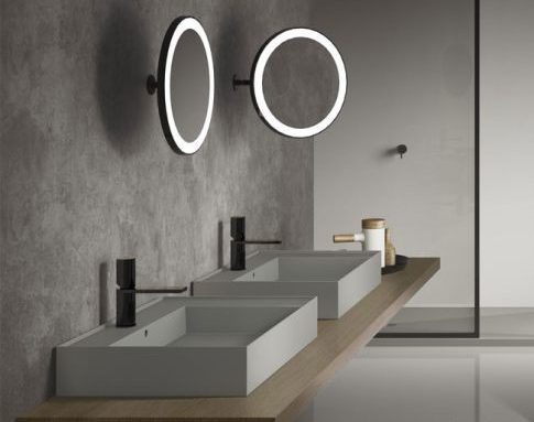 R&V | Maître Bainiste | Double lavabo double miroir