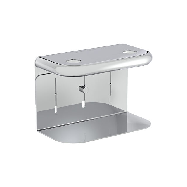 Double Distributeur de savon transparent Vitra