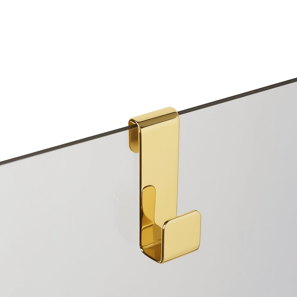 Mini crochet de paroi de douche de la marque Treesseci - collection Appy and Griglie - OL Polished Brass