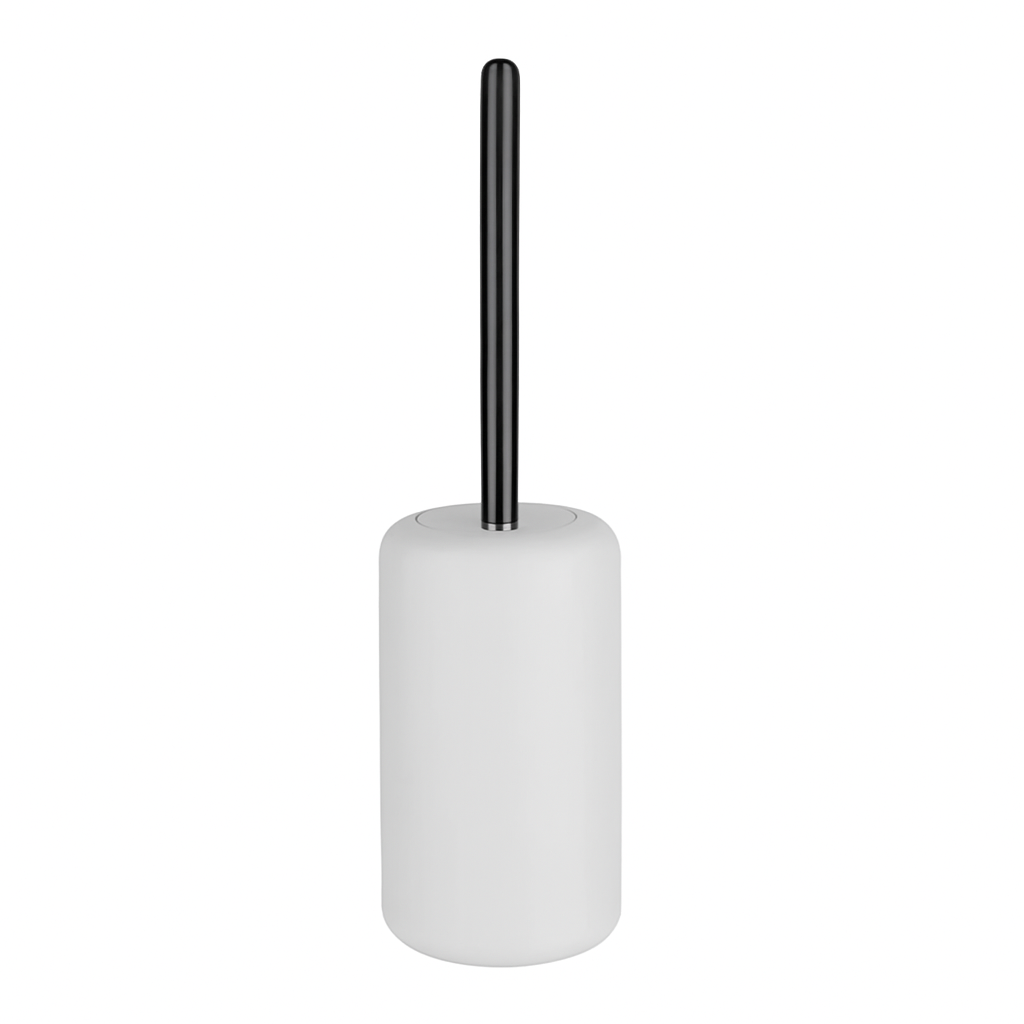 Porte brosse WC - Black Metal GHRC Blanc