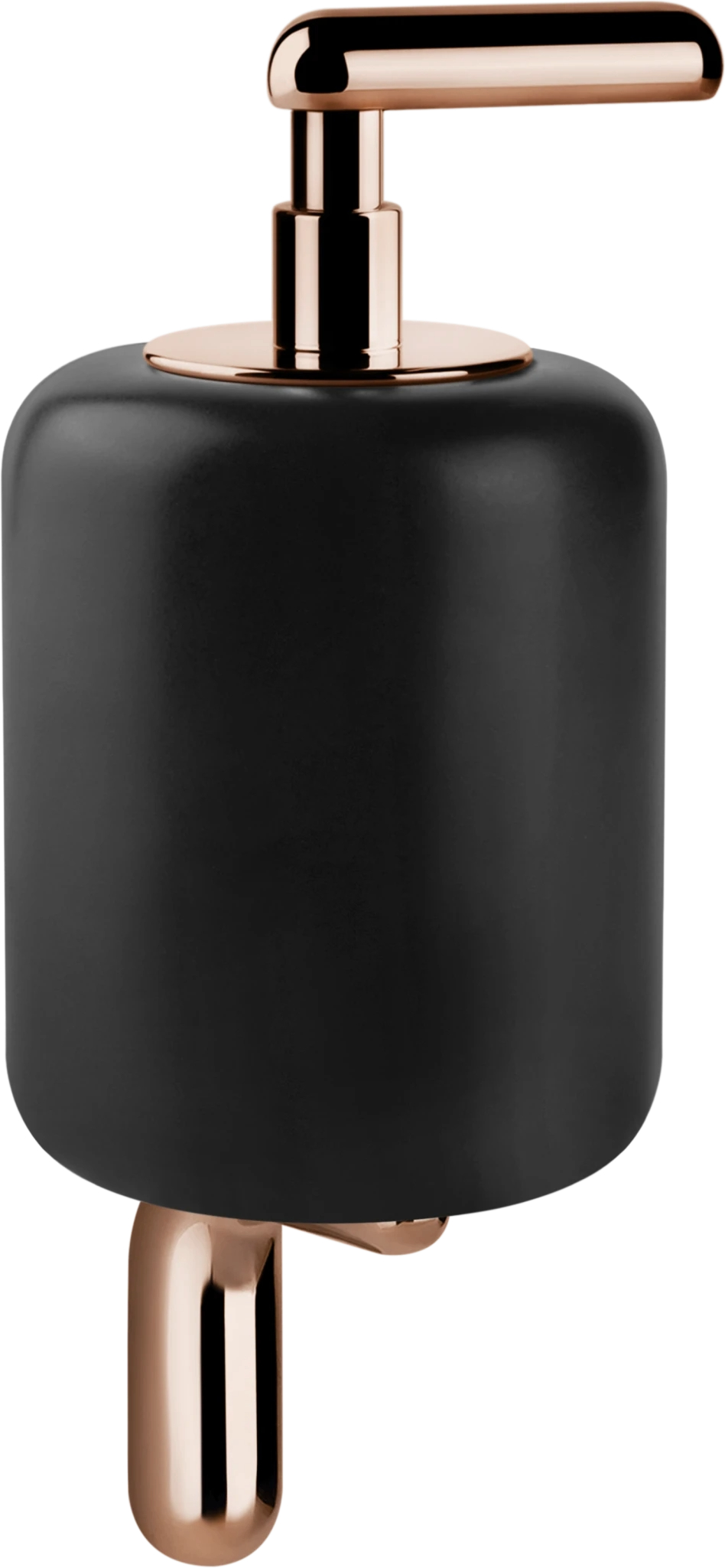 Distributeur de savon mural Gessi Goccia noir Copper GHRC / Noir