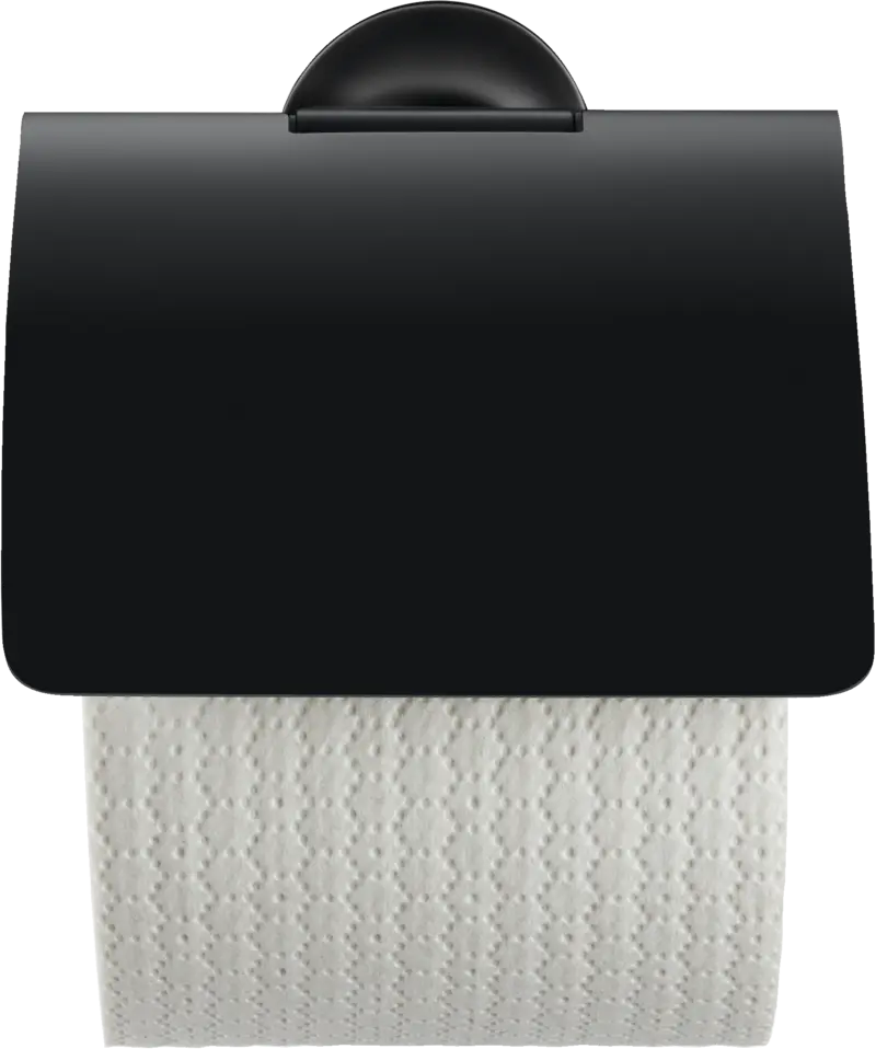 Porte-papier toilette Starck T noir mat
