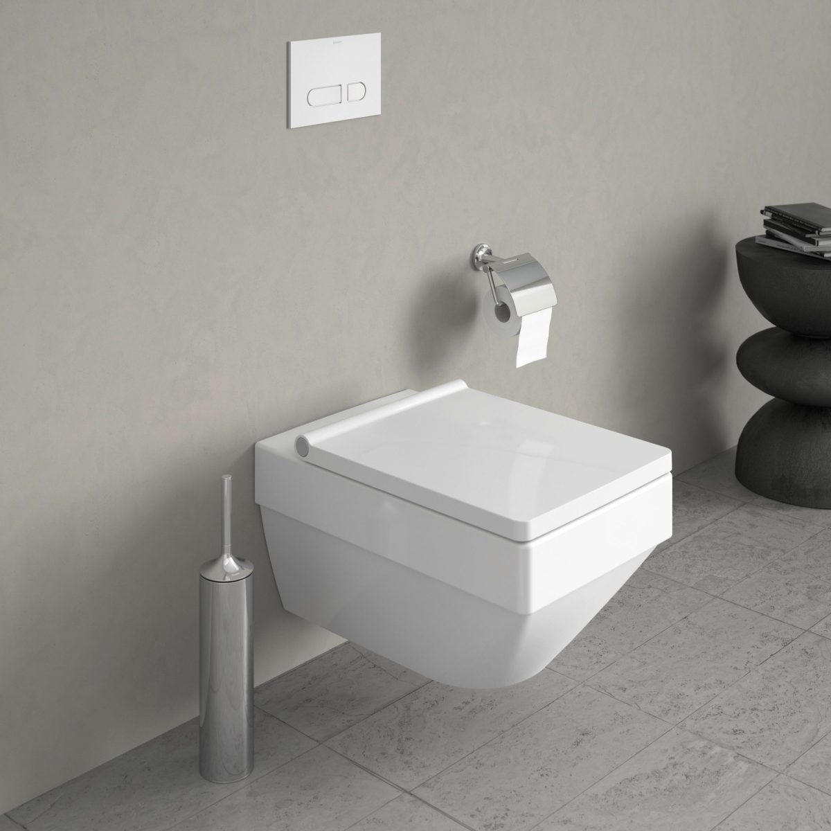 Porte brosse laiton WC  Duravit- Starck T – Image 3