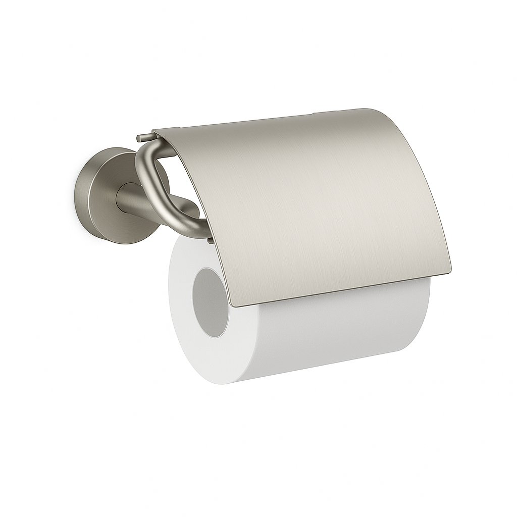 Dérouleur papier toilette Treesseci - collection Europe - NK Polished Satin Nickel