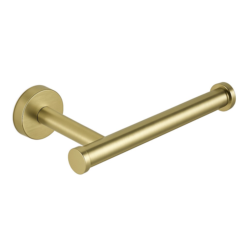 Dérouleur papier toilette droit Treesseci - collection Europe - LX Matt Satin Brass