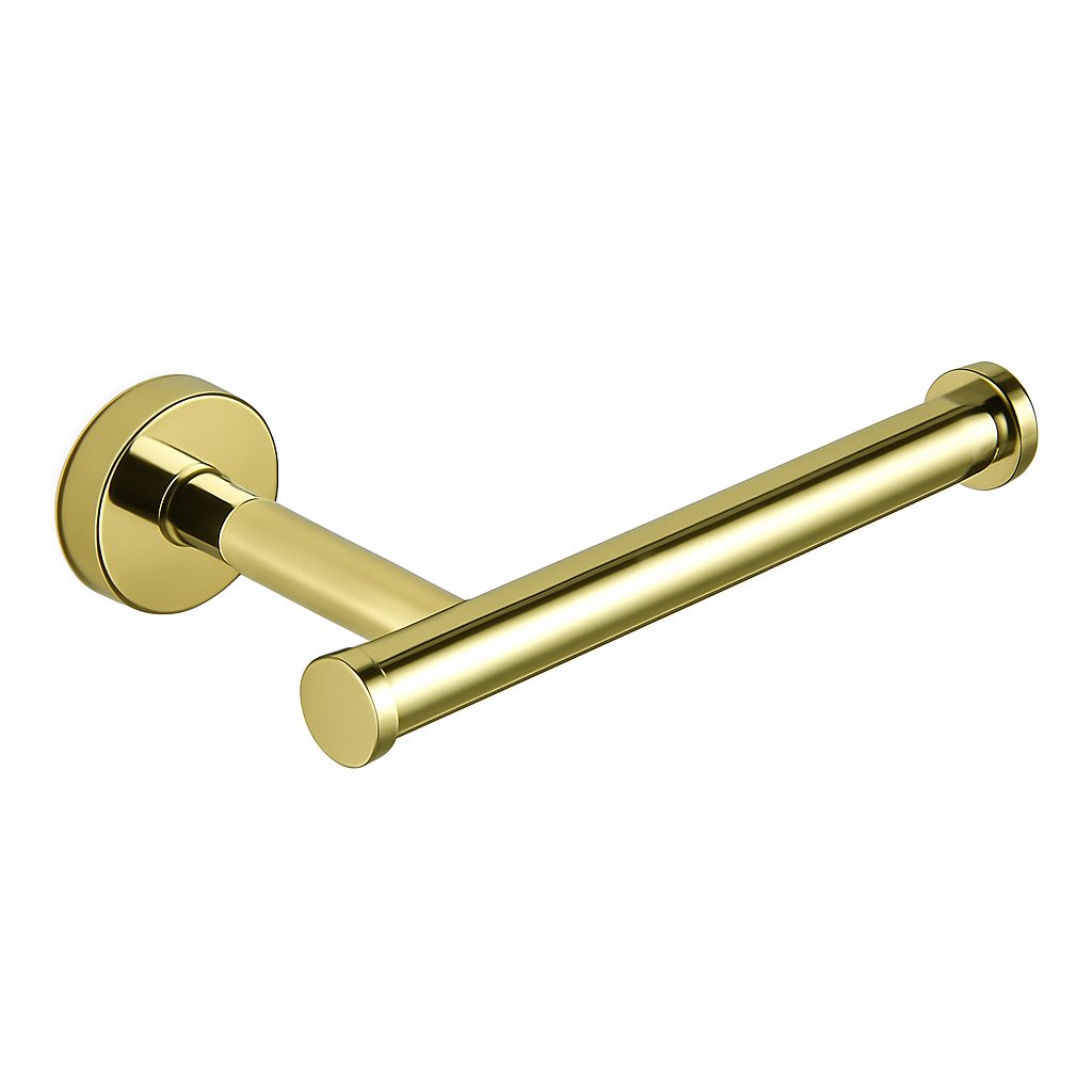 Dérouleur papier toilette droit Treesseci - collection Europe - OL Polished Brass