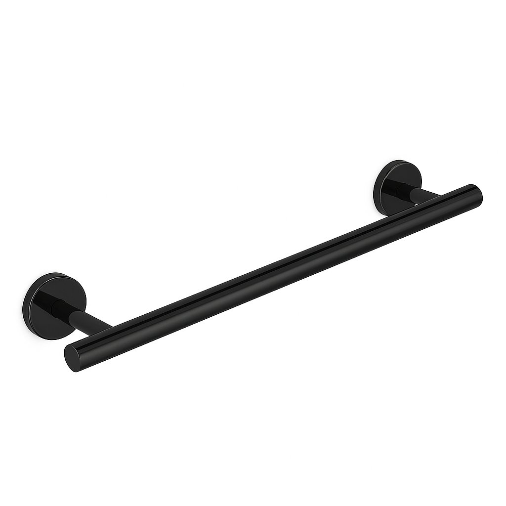 Barre porte-serviette 40 Treesseci - collection Europe - CFS Polished Satin Black Nickel