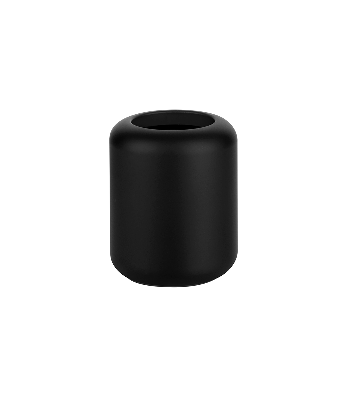 Porte-verre salle de bain design-en-gres-noir-GESSI-collection-goccia
