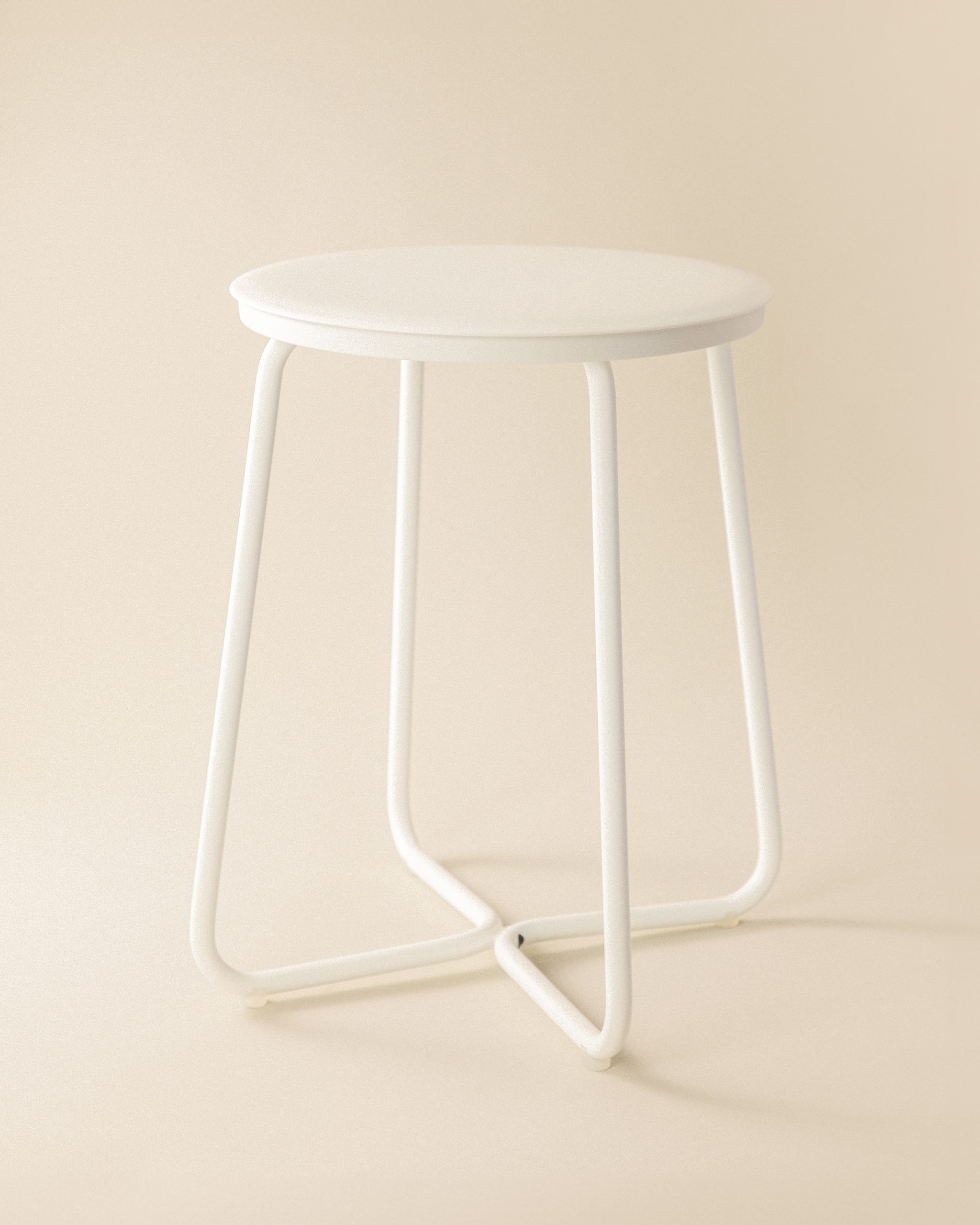 Tabouret Geyser - Cosmic- blanc mat