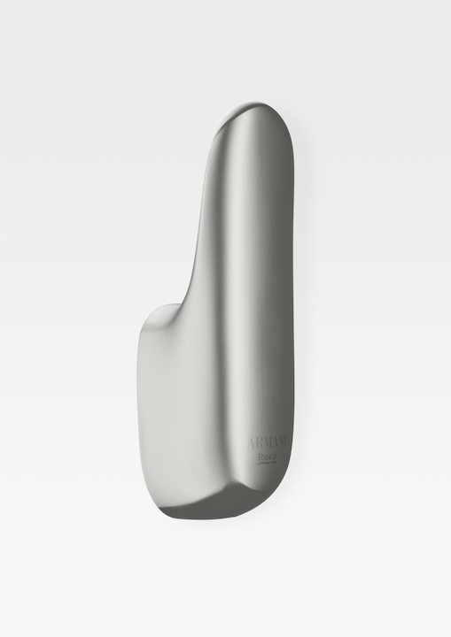 collection Baia disponible en finition Greige et Brushed Steel