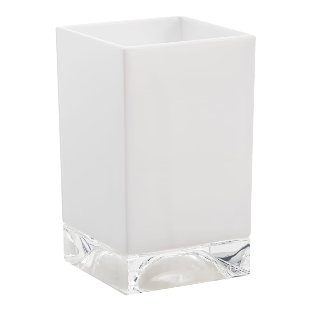 Porte brosse à dents  Boxy   Kartell.Laufen en plastique en finition blanc