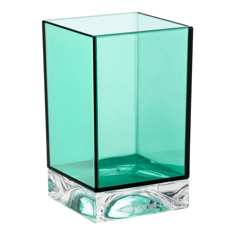 Porte brosse à dents  Boxy   Kartell.Laufen en plastique en finition vert