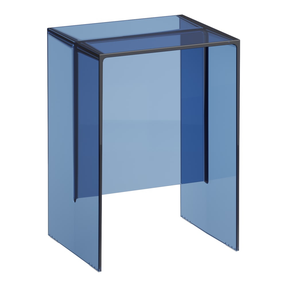 Tabouret Kartell.Laufen   Max Beam  en plastique en finition bleue