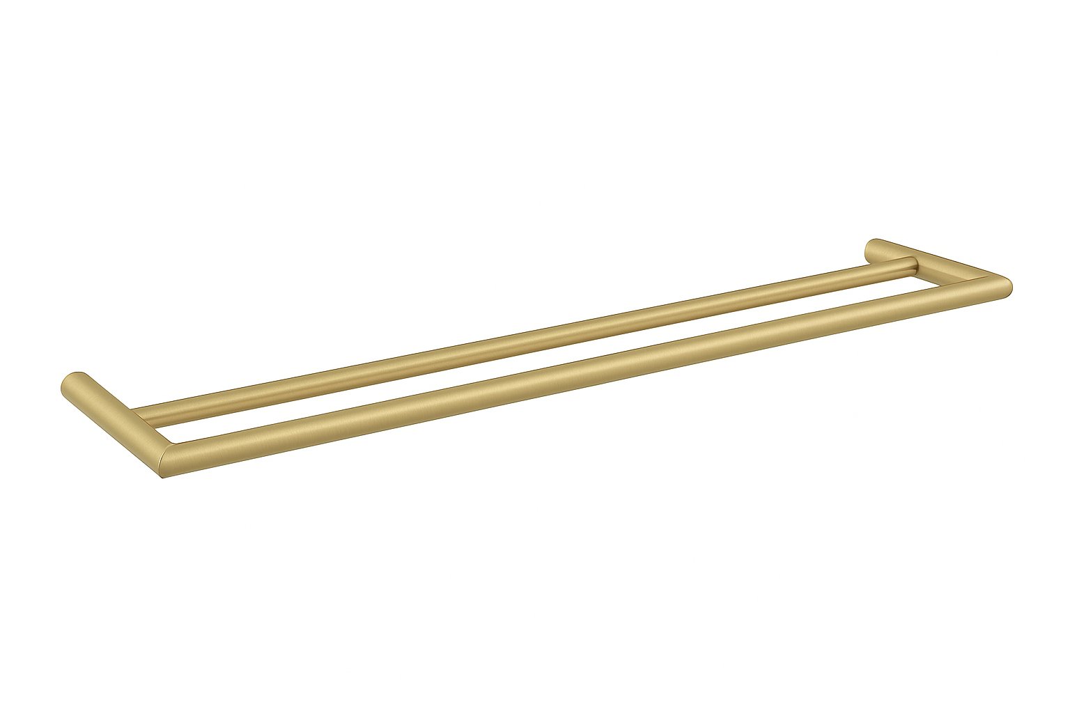 Barre porte-serviette de 40 cm de la marque Treesseci - collection Guy and Guy+ - LX Matt Satin Brass