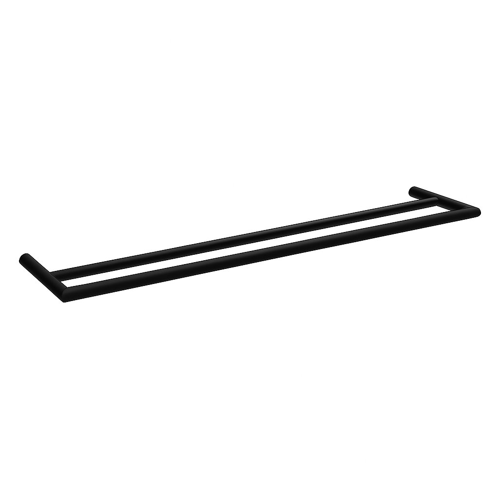 Barre porte-serviette de 40 cm de la marque Treesseci - collection Guy and Guy+ - NO Matt Black