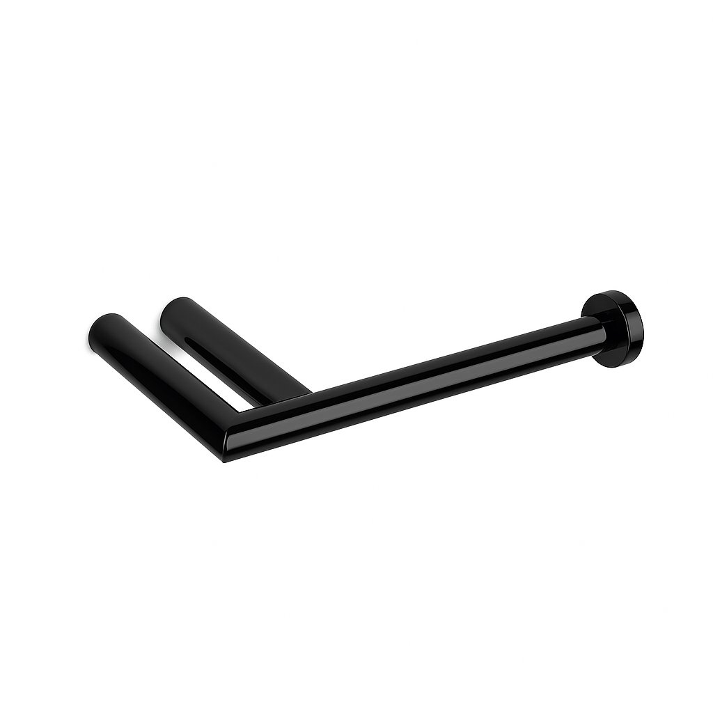 Dérouleur papier côté droit de la marque Treesseci - collection Guy and Guy+ - CFS Polished Satin Black Nickel