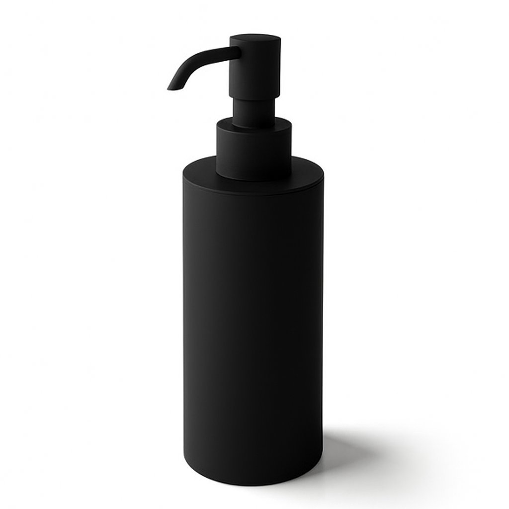 Distributeur de savon de la marque Treesseci - collection Metal Tonda - NO Matt Black