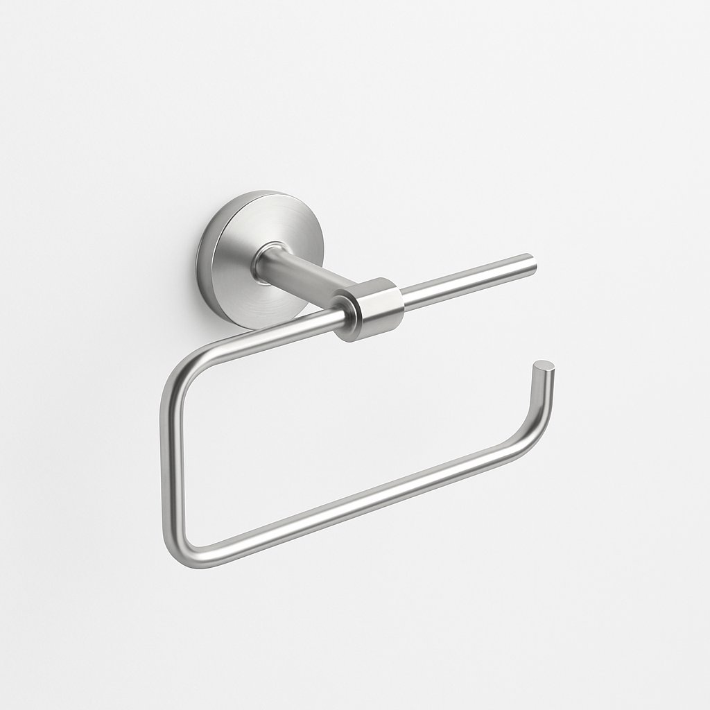 Dérouleur de papier toilette côté droit, de la marque Treesseci - collection Mini - NK Polished Satin Nickel