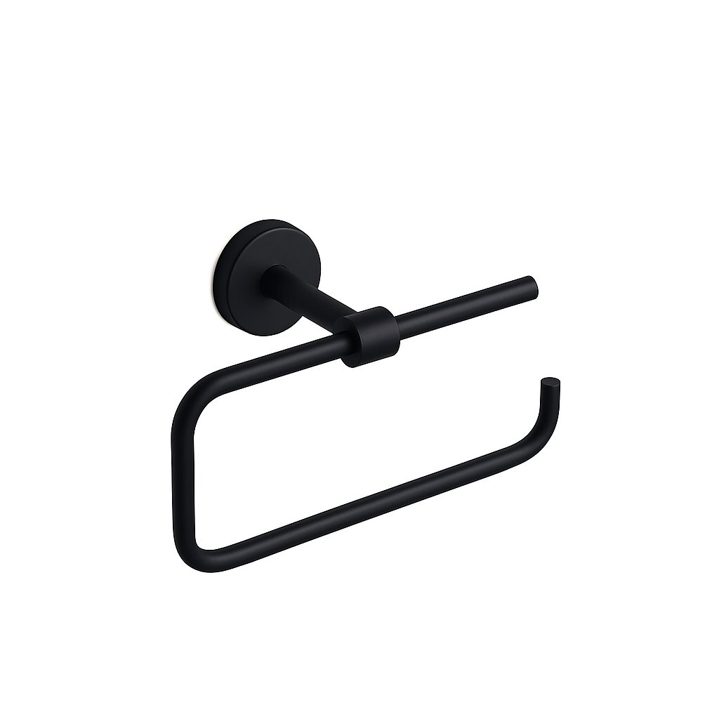 Dérouleur de papier toilette côté droit, de la marque Treesseci - collection Mini - NO Matt Black