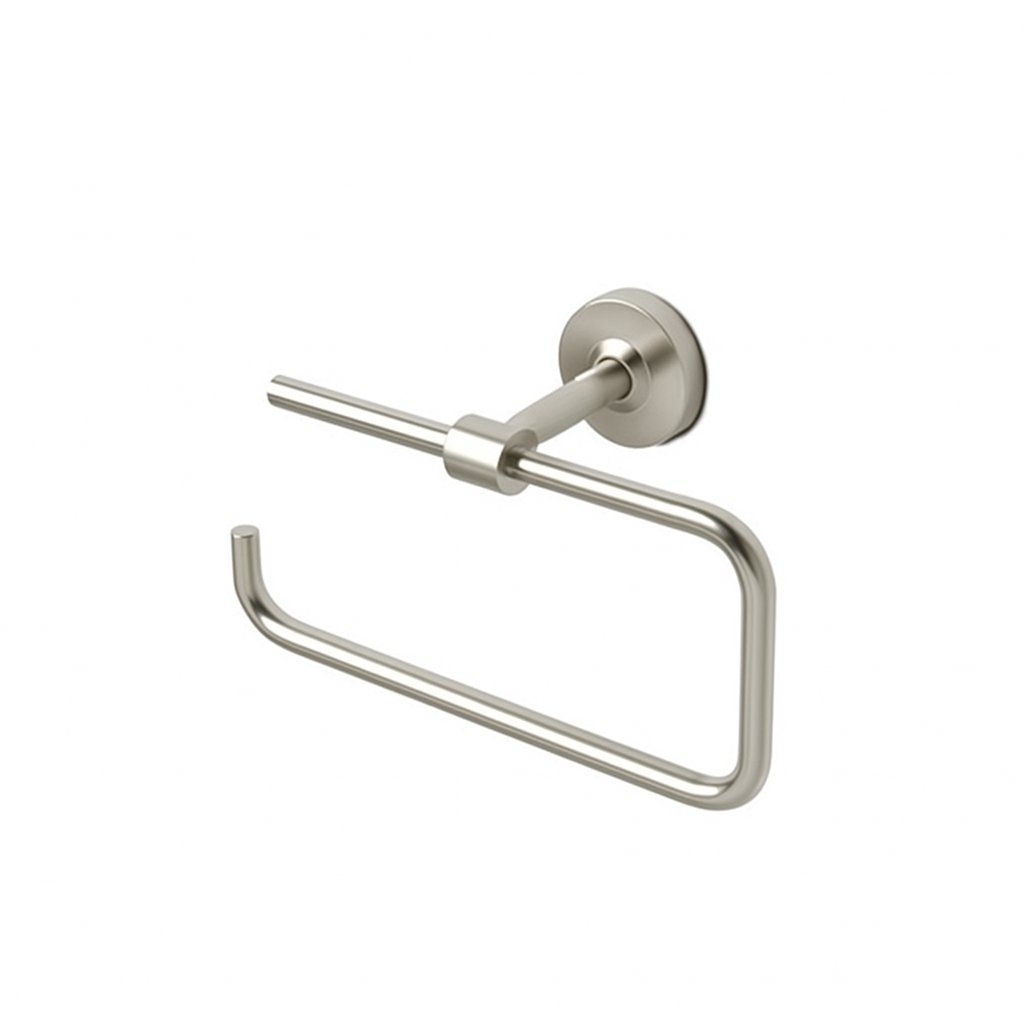 Dérouleur de papier toilette côté gauche de la marque Treesseci - collection Mini - NK Polished Satin Nickel
