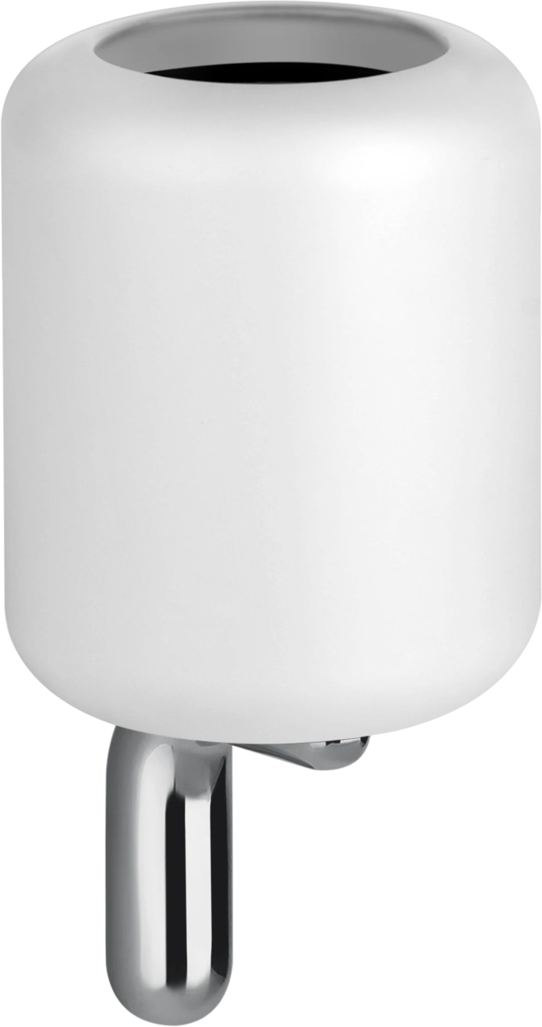 Porte-brosse-à-dents mural blanc Gessi Goccia Chrome / Blanc