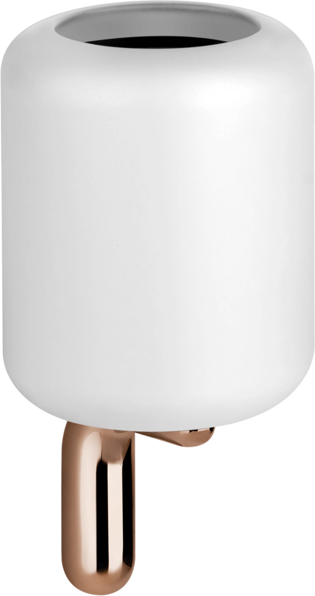 Porte-brosse-à-dents mural blanc Gessi Goccia Copper GHRC / Blanc