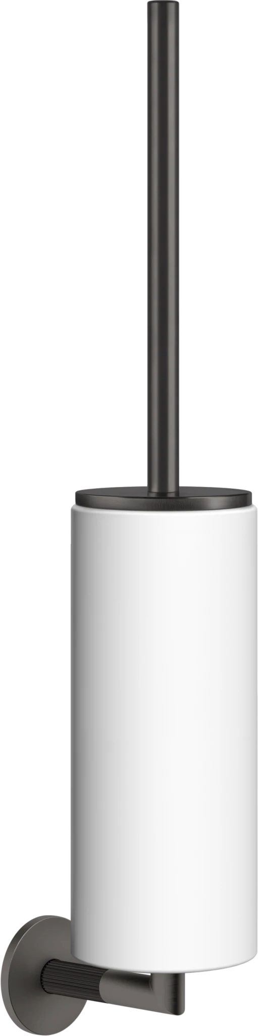 Porte brosse WC Gessi Black Metal Brossé PVD / Blanc