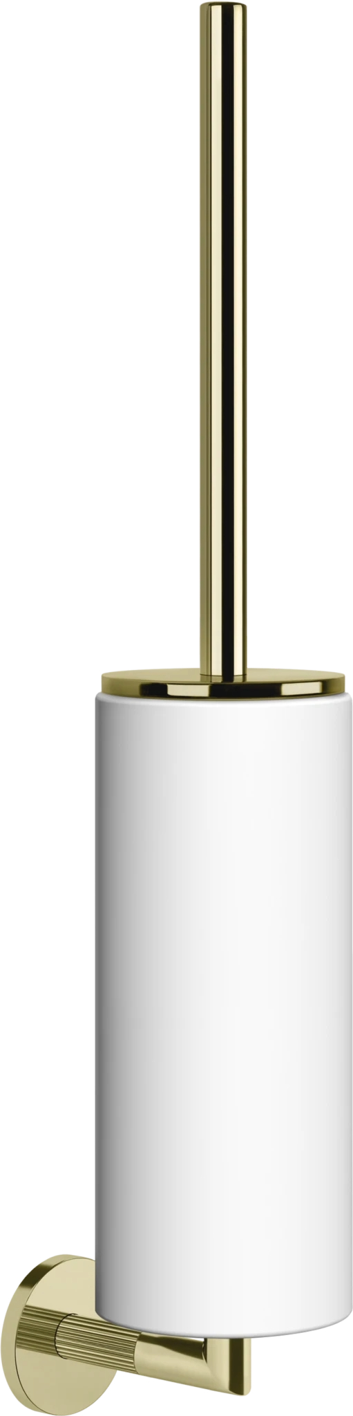 Porte brosse WC Gessi Brass PVD / Blanc