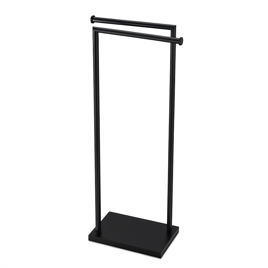 Porte serviette double à poser Treesseci