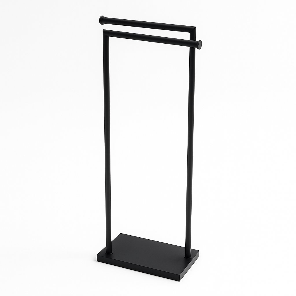 Porte serviette double à poser Treesseci
