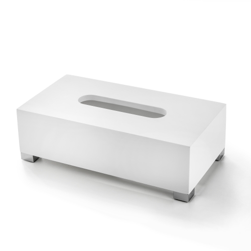 Porte mouchoirs rectangulaire en Solid Surface de la marque Treesseci