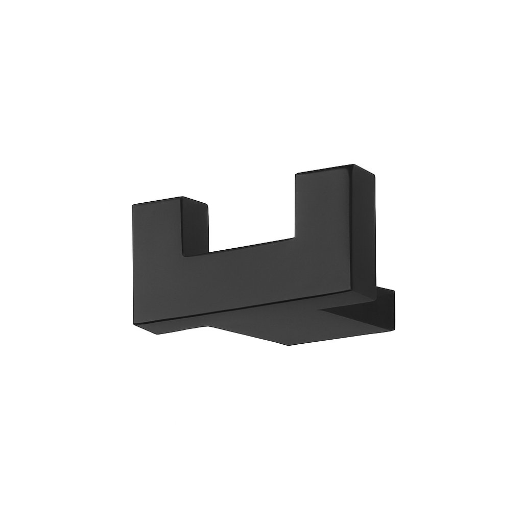 Patere double Treesseci - NO Matt Black