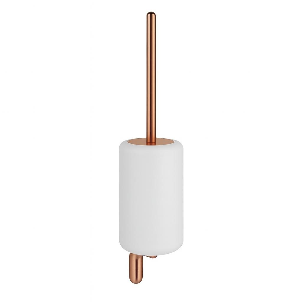 Porte brosse WC - Copper GHRC / Blanc