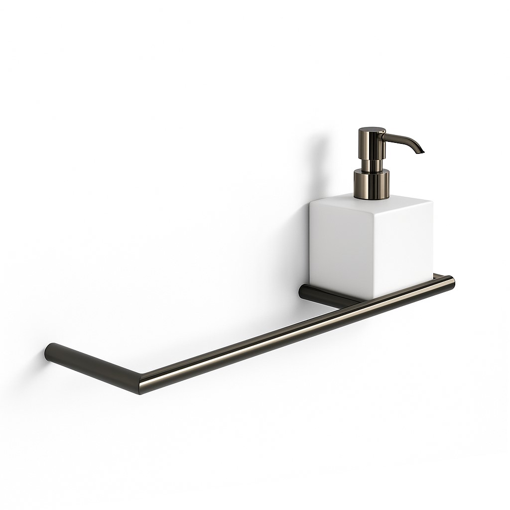 Porte-serviette et Distributeur de savon droit laiton Treesseci-CFS