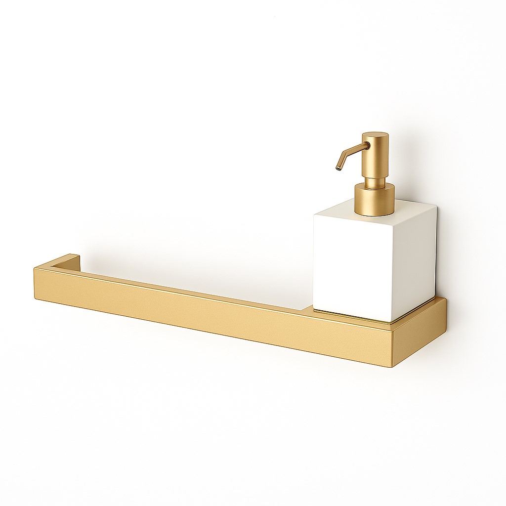Porte-serviette et distributeur de savon-droite-Treesseci-SK3-LX