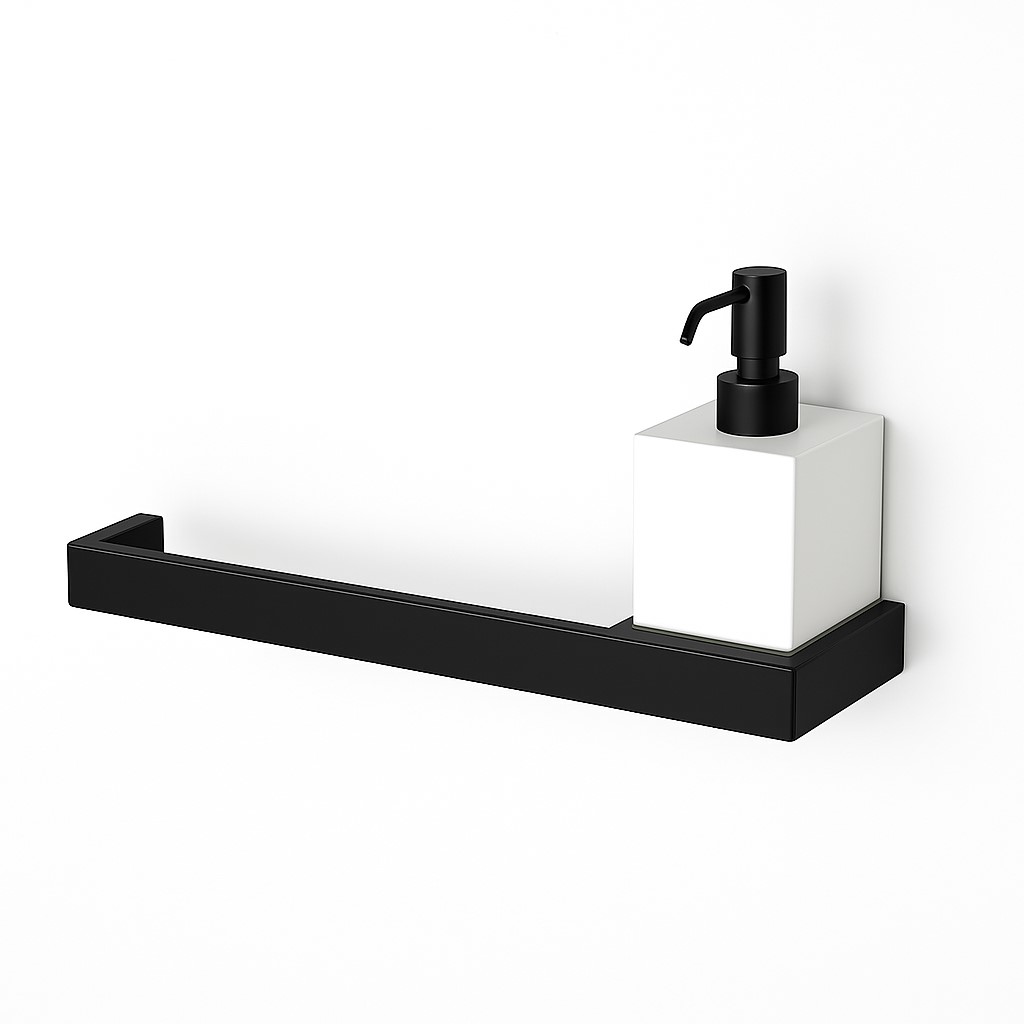 Porte-serviette et distributeur de savon-droite-Treesseci-SK3-NO